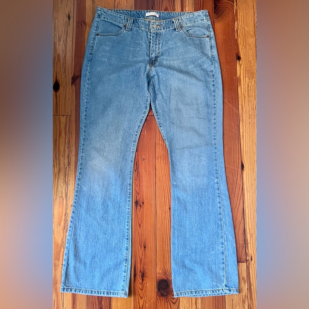 Levi's 525 Light Blue Boot Cut Jeans